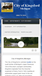 Mobile Screenshot of cityofkingsford.com